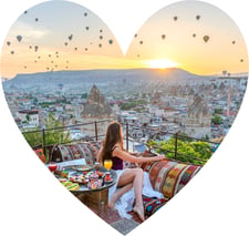 Blog - Romance 2024 - Turkey Cappadocia heart